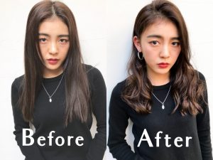 パーマをかけると変わる印象の変化