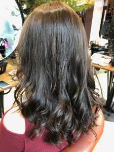 コテで巻いたようなコテ巻き風パーマ コテで巻いたようなコテ巻き風パーマ