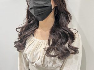 コテ巻き風パーマ韓国風パーマ