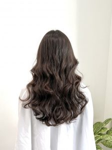 コテ巻き風パーマ韓国風パーマ
