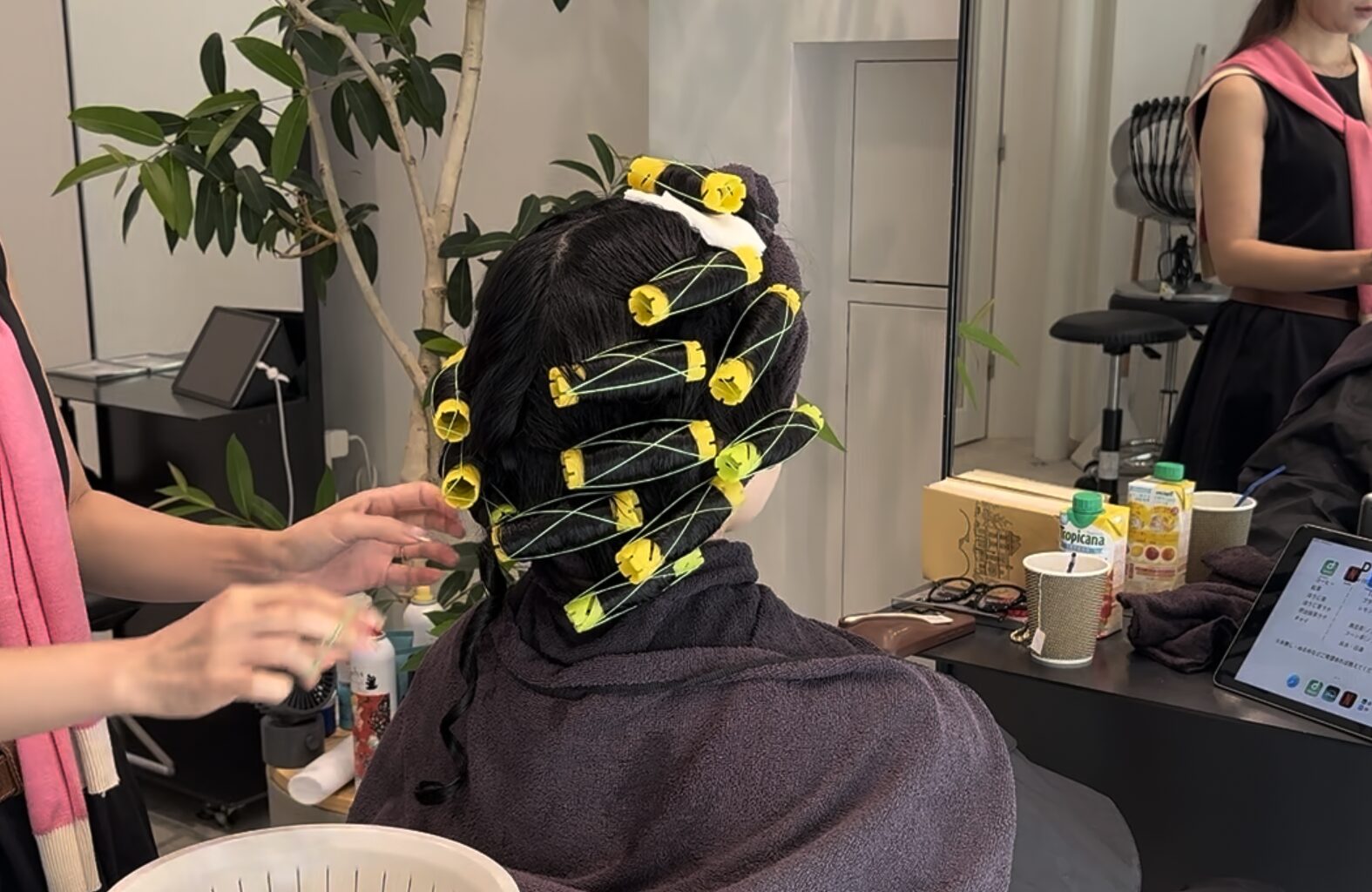 デジタルパーマコテ巻き風パーマ