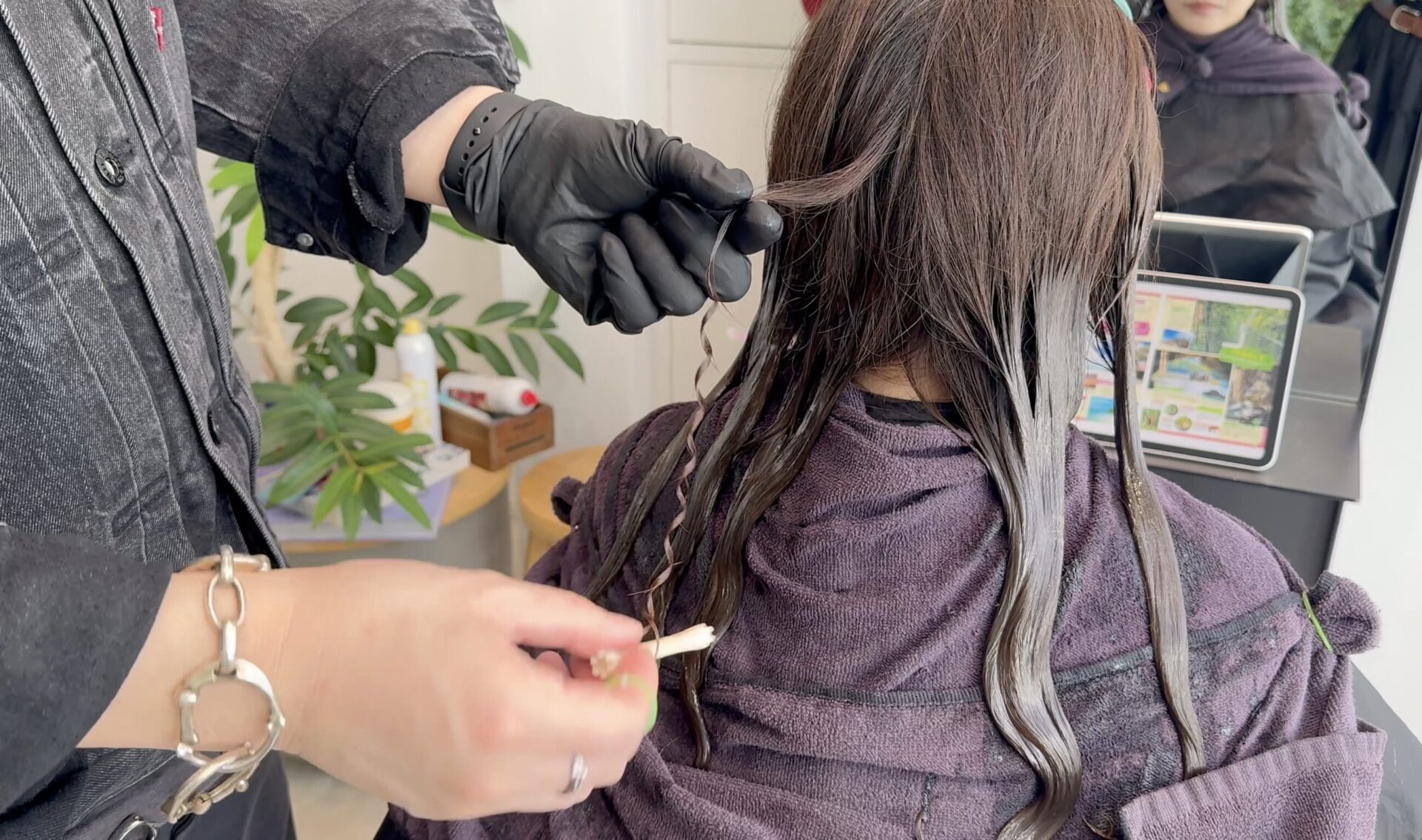 デジタルパーマコテ巻き風パーマ