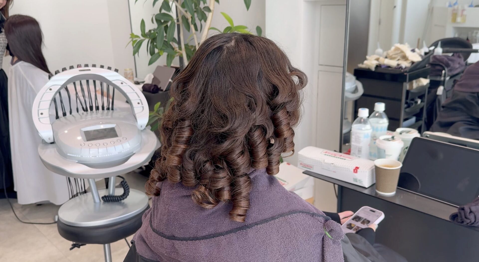 デジタルパーマコテ巻き風パーマ